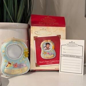 Hallmark Christmas Ornament - Baby’s First Christmas - BRAND NEW!!  holiday baby